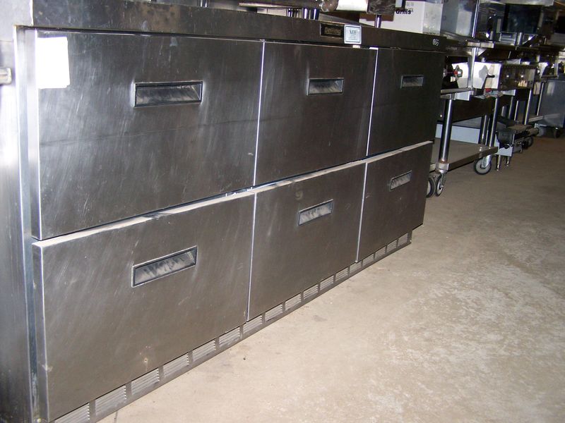 DELFIELD REDUCED HEIGHT 6 DRAWER UNDERCOUNTER REFRIGERATED BASE