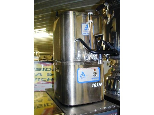 AMER.BEV. COFFEE URN WARMER WITH TWO SPOUTS