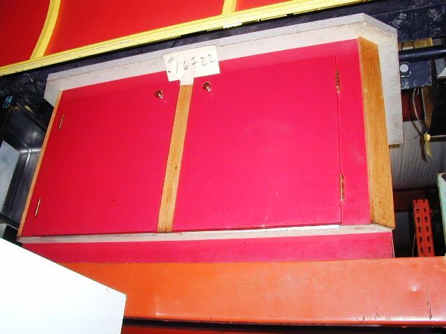 RED 2 DOOR CABINET 60 X 34 X 34.5 - Click Image to Close