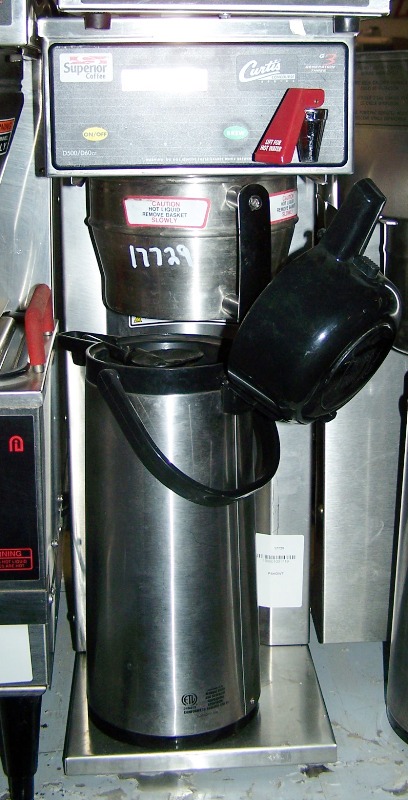 CURTIS SINGLE AIRPOT BREWER W/USED AIRPOT