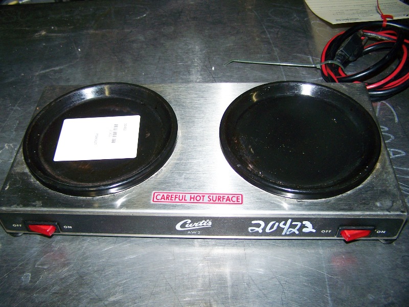CURTIS COMMERCIAL DOUBLE LOW PROFILE COFFEE WARMER