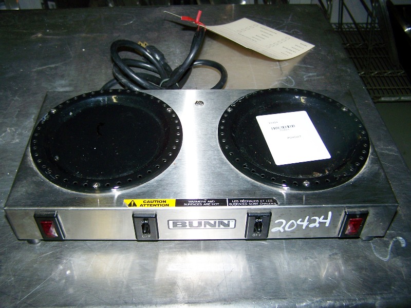 BUNN COMMERCIAL DOUBLE LOW PROFILE COFFEE WARMER