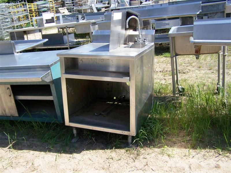 SS SINK WITH WORKTABLE