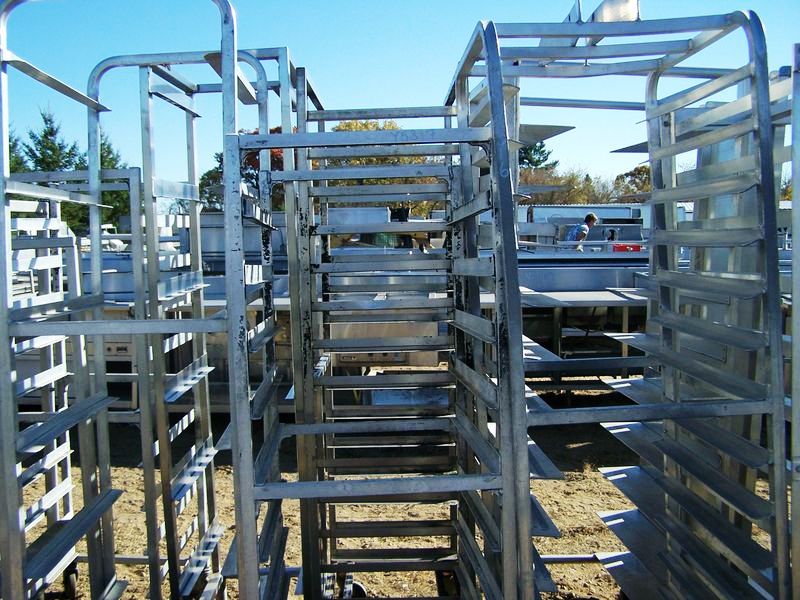 FULL SIZE SHEET PAN RACK ON CASTERS 20.5 X 26.5 X 58.5 - Click Image to Close