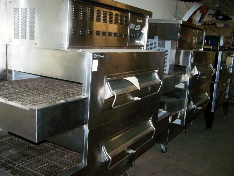 MIDDLEBY MARSHALL DOUBLE STACKED PS350 PIZZA CONVEYOR OVENS - G - Click Image to Close