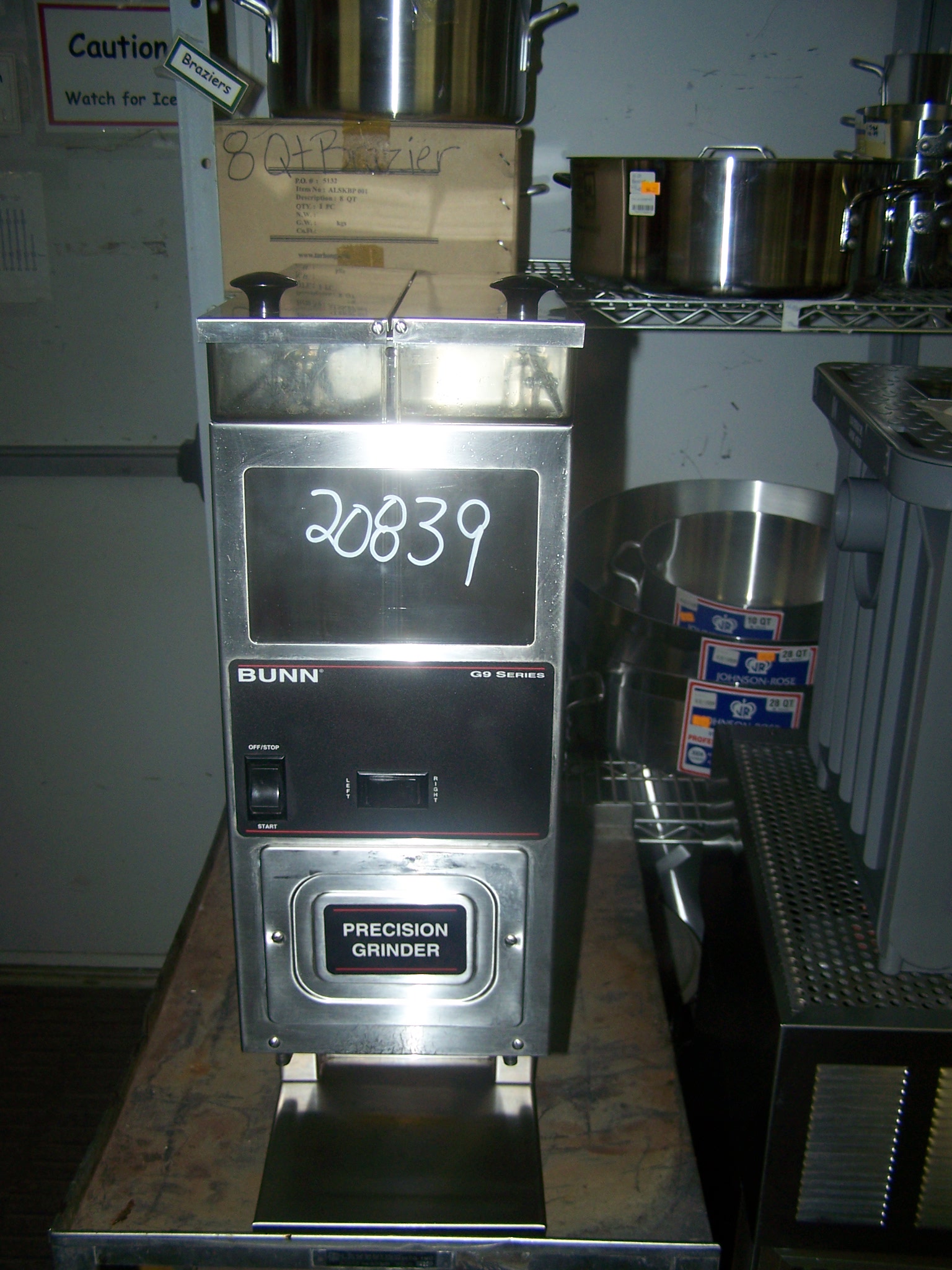BUNN PRECISION COFFEE GRINDER - Click Image to Close