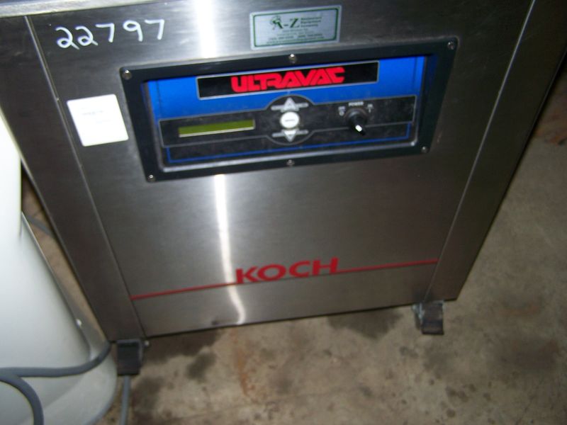 KOCH ULTRA VACUUM PACK SEALER ON CASTERS - Click Image to Close