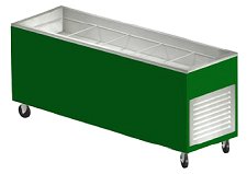 DUKE MECHANICAL 6-PAN SALAD BAR W/DOUBLE SIDED SNZ. GRD. NSF7 (2 - Click Image to Close