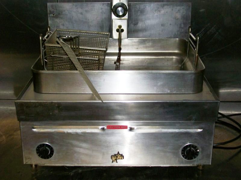 STAR TWIN BASKET - 30# COUNTERTOP FRYER - LP GAS - Click Image to Close