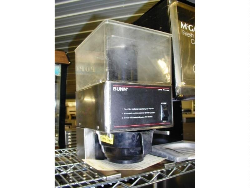 BUNN LPG COFFEE BEAN GRINDER & MEASURED DISPENSER - Click Image to Close