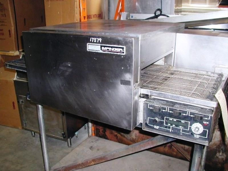 LINCOLN IMPINGER ELECT. CONVEYOR OVEN - 18 IN WIDE BELT - Click Image to Close