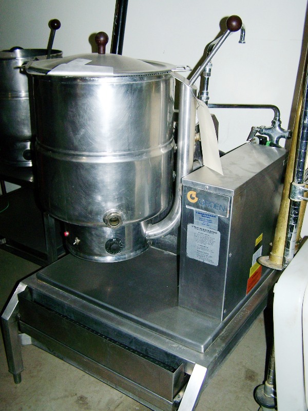 Groen AH/1E-40 40 Gallon Steam Jacketed Floor Kettle - Gas - Globe  Equipment Company