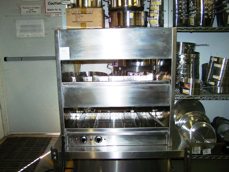 FAST FOOD 2 TIER SLIDE WITH WARMER - WARMER IS HATCO MODEL GRA-2 - Click Image to Close