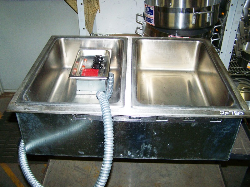 APW 2 WELL FULL PAN HEATED DROP-IN NSF - HEATS WATER TO 190 - Click Image to Close