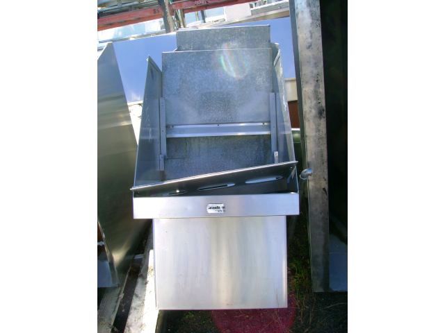 STAINLESS STEEL BACK DRAFT HOOD 22 X 24 - Click Image to Close