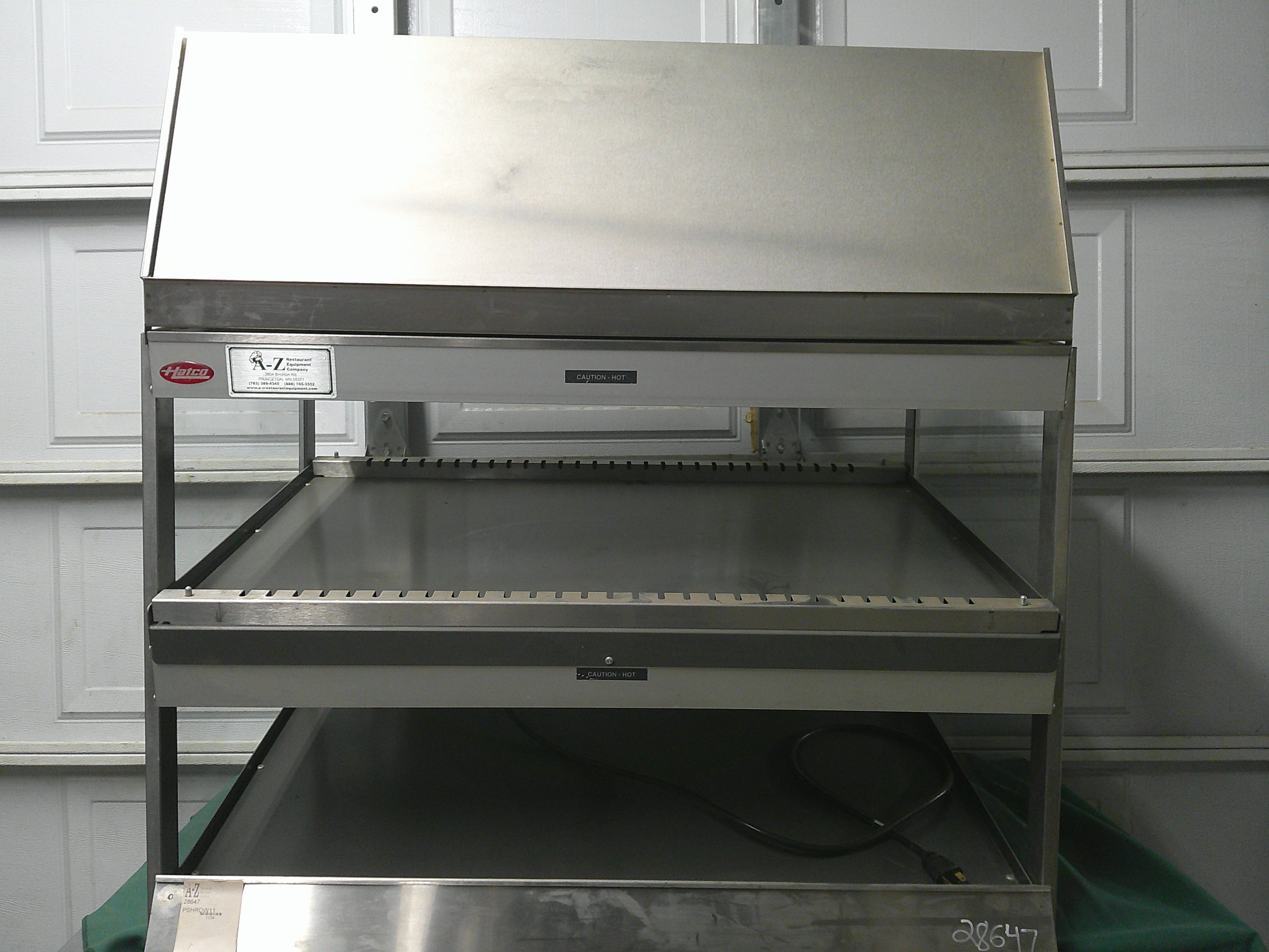 HATCO HEATED 2-TIER PASS THRU