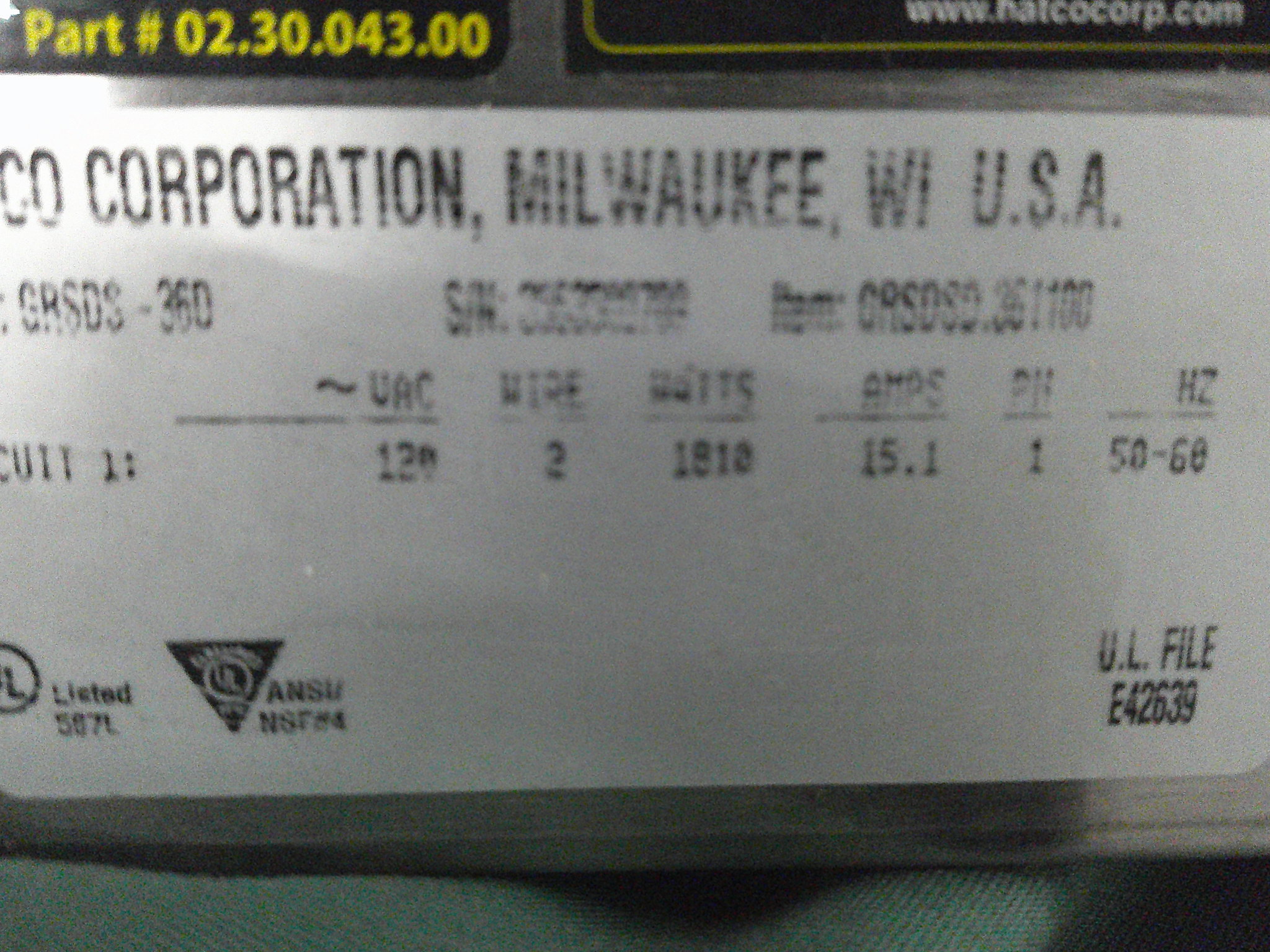 HATCO HEATED 2-TIER PASS THRU