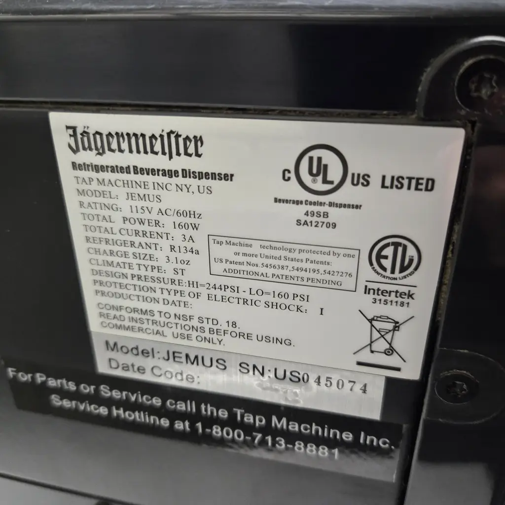 JAGERMEISTER BEV DISPENSER