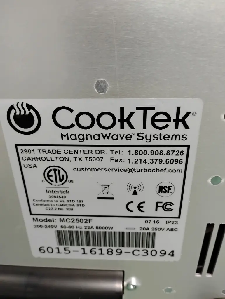 COOK TEK INDUCTION COOK TOP