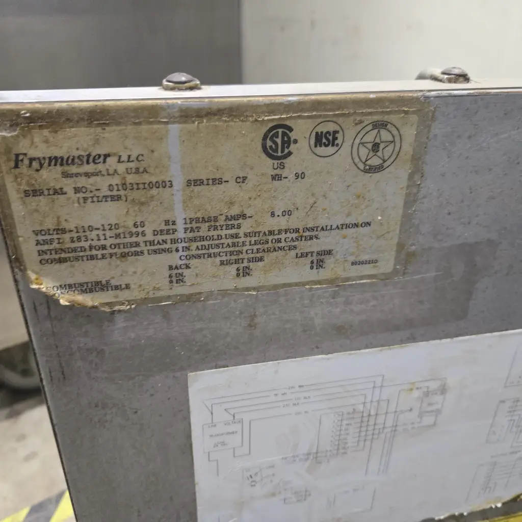 FRYMASTER 4 BASKET FRYER