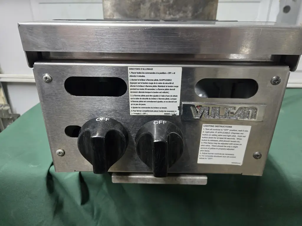 VULCAN 2 BURNER STOCK POT RANG