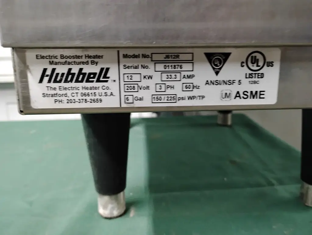 HUBBELL BOOSTER HEATER