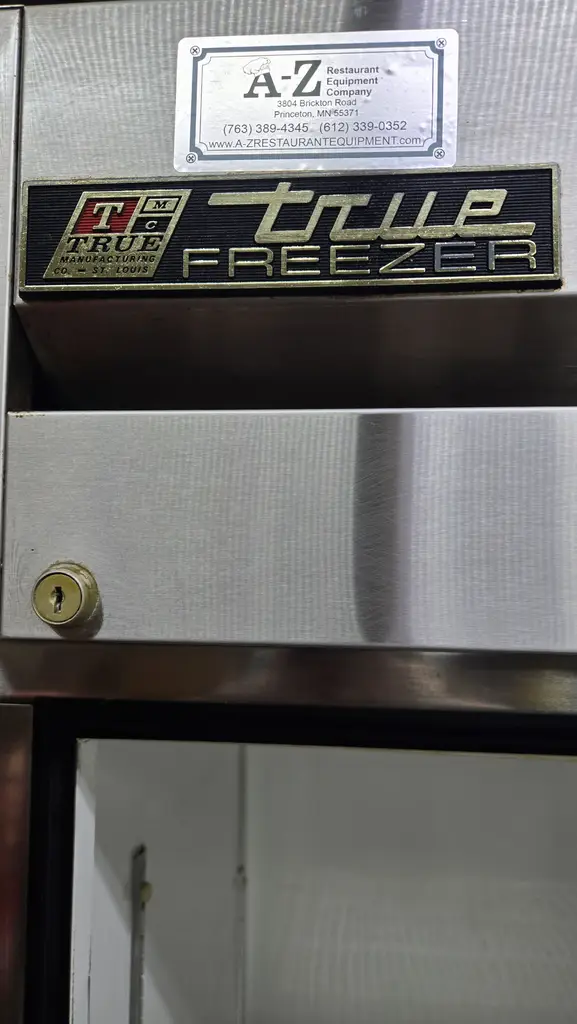 TRUE 1 DOOR FREEZER