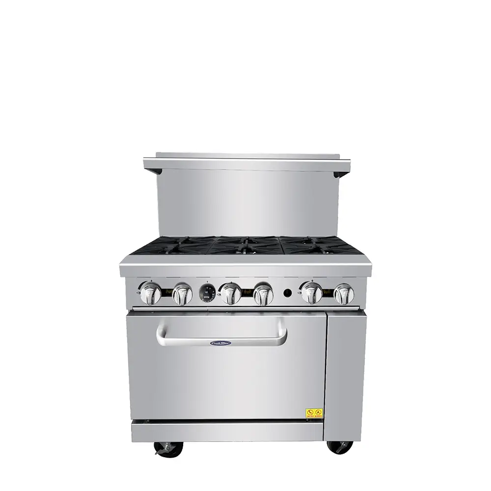 6 BURNER RANGE WITH OVEN