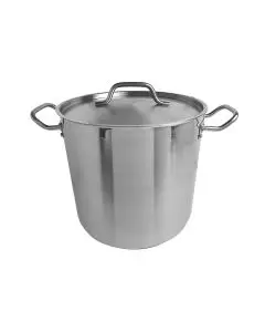 16 QT SS STOCK POT W LID