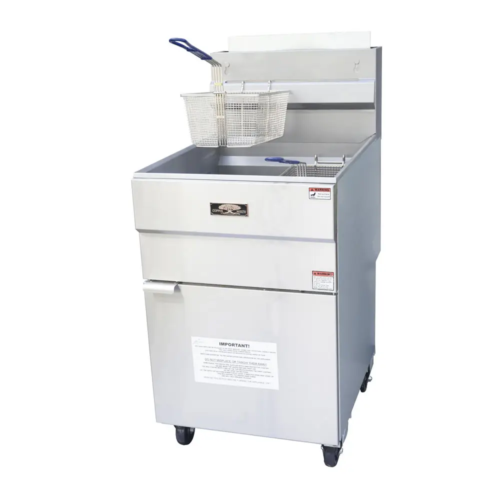 70 # LP GAS FRYER WITH CASTERS