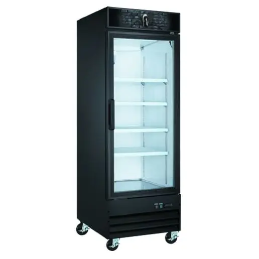 24 CU FT GLASS DOOR REFRIGERAT