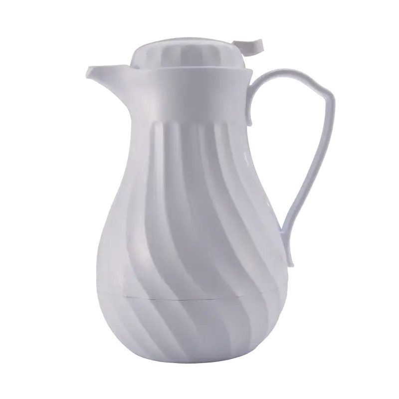 WHITE BEVERAGE SERVER