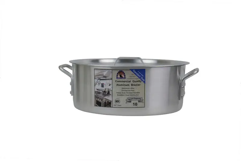 10 QT AL BRAZIER POT AND LID