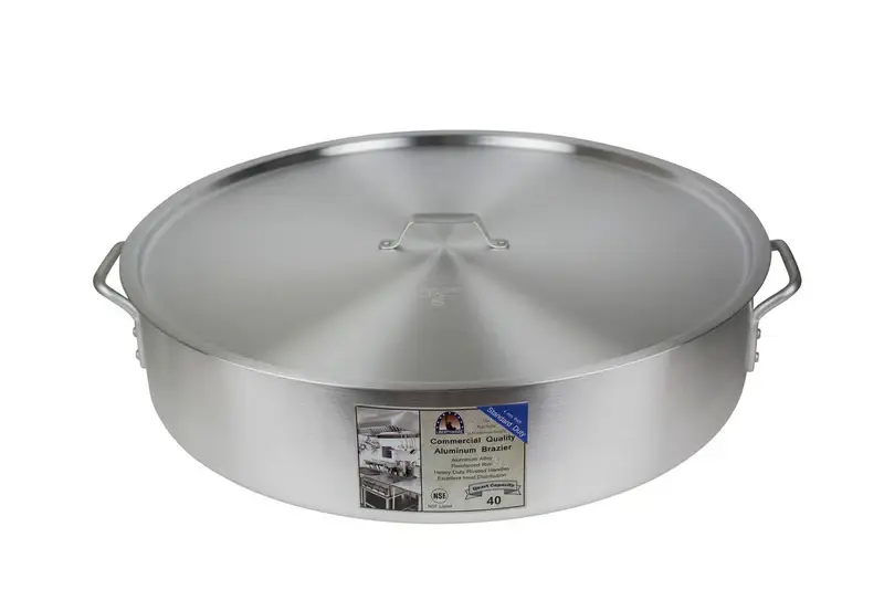 40 QT AL BRAZIER POT AND LID