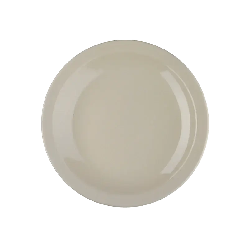 AM WHITE 7.25 IN ROUND PLATE