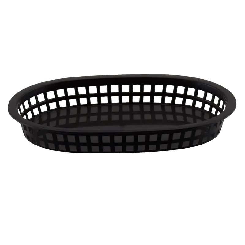 10.75IN OVAL BASKET - BLACK