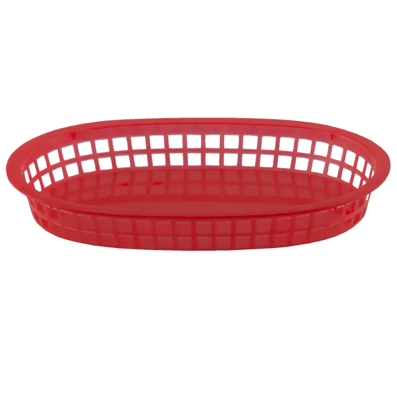 10.75IN OVAL BASKET - RED