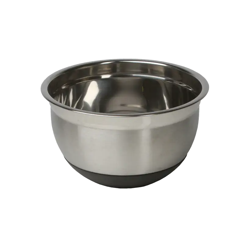 3 QT SS MIXING BOWL WITH SILIC