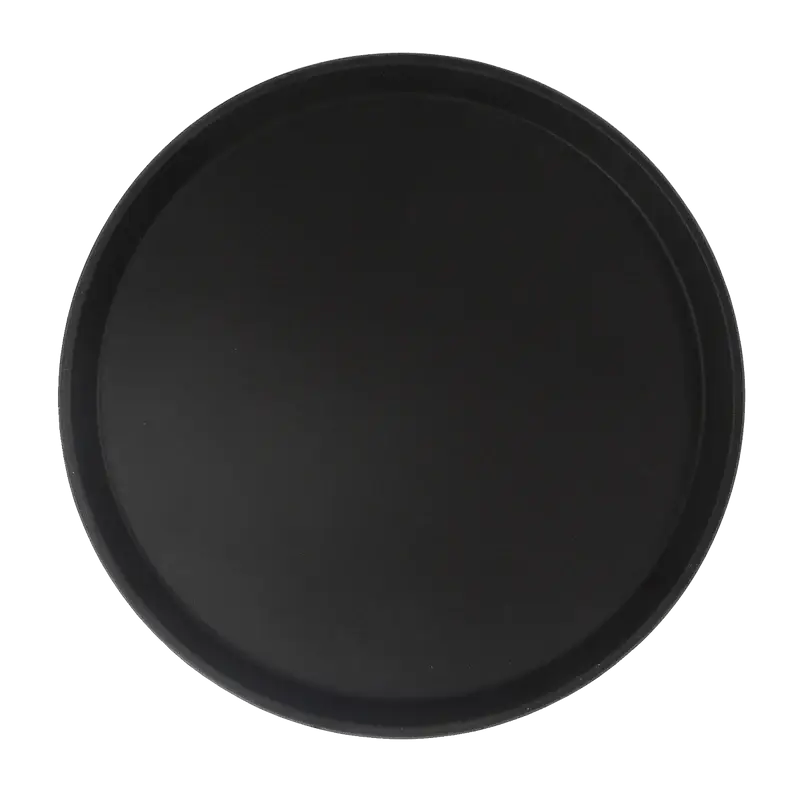14IN ROUND TRAY BLACK