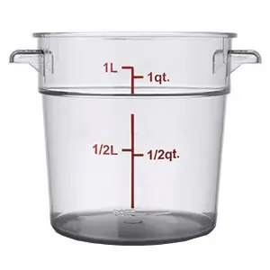 1 QT. ROUND STORAGE CONTAINER