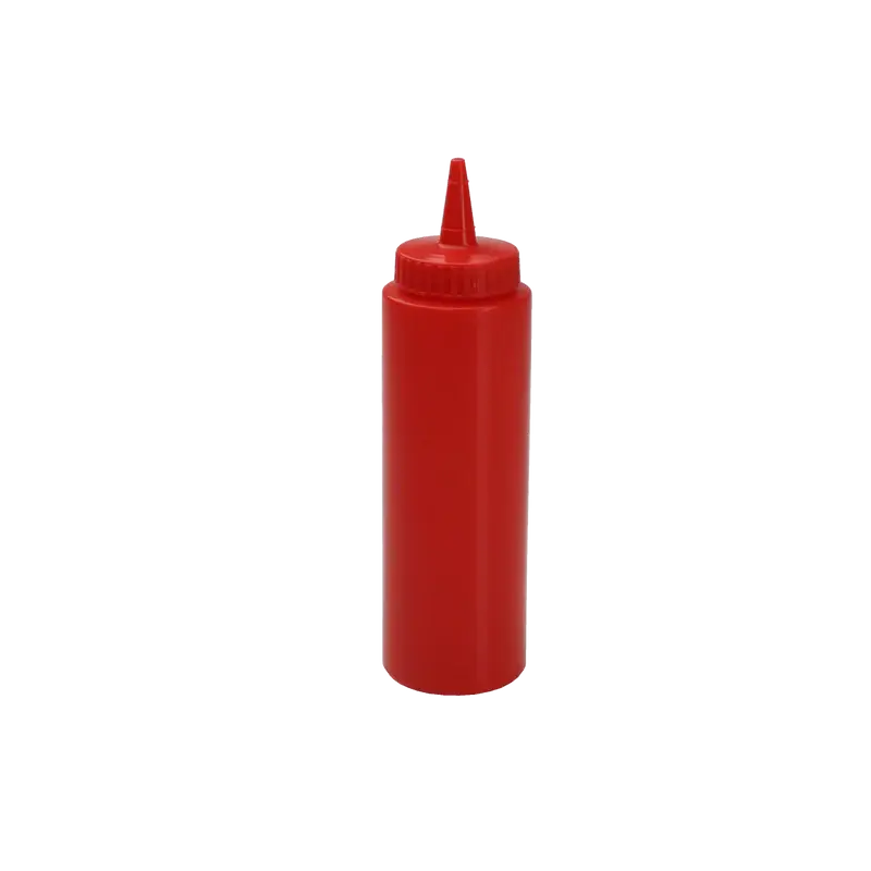 8 OZ. RED - SQUEEZE BOTTLE