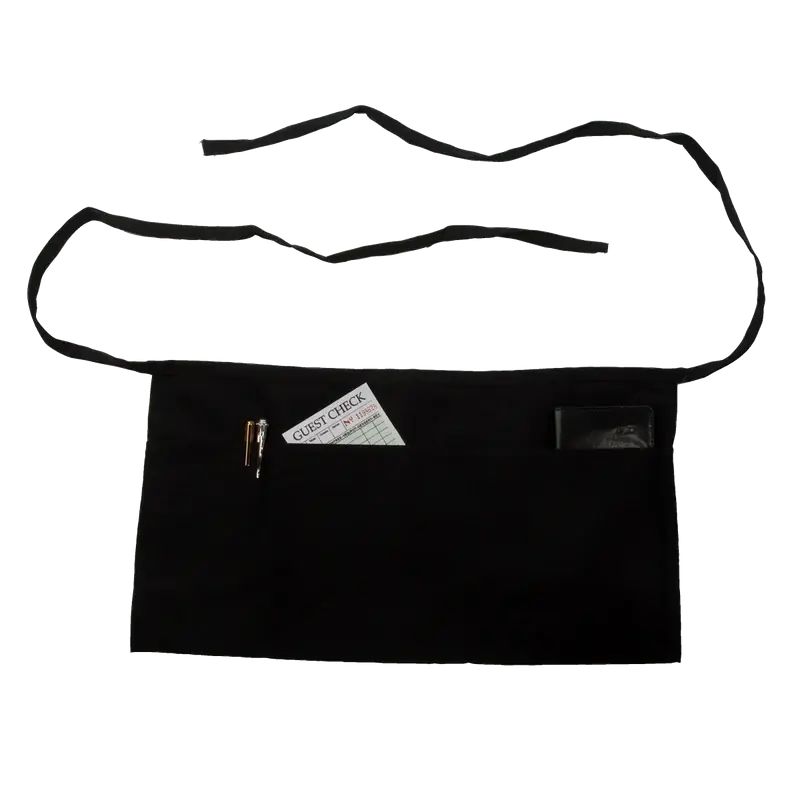 3 POCKETS BLACK - WAIST APRON