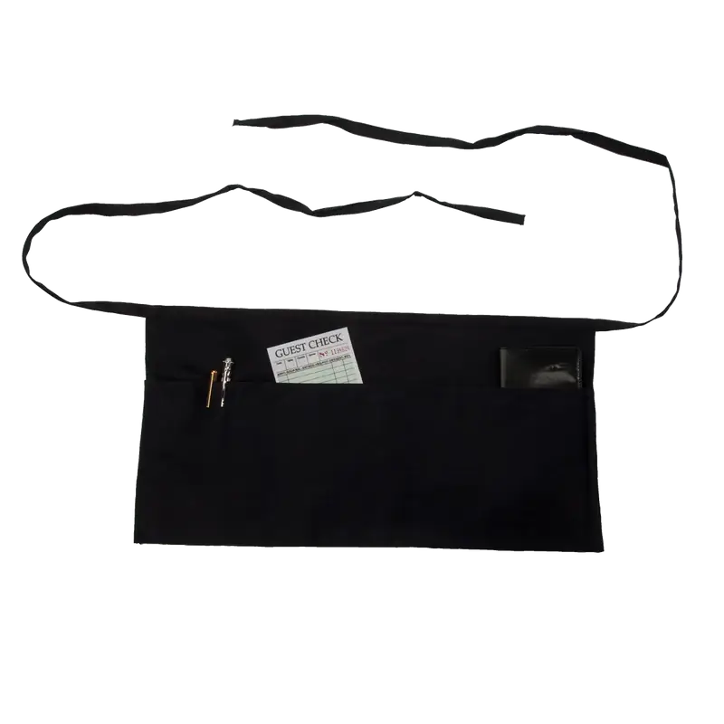 BLUE WAIST APRON WITH POC