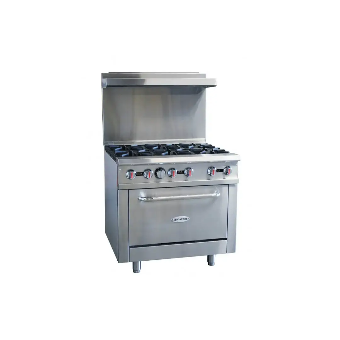 6 BURNER RANGE WITH OVEN