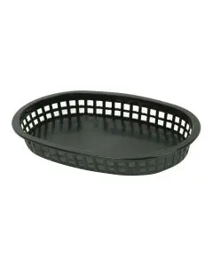 10.75IN OVAL BASKET - BLACK