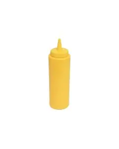 8OZ SQUEEZE BOTTLE/YELLOW