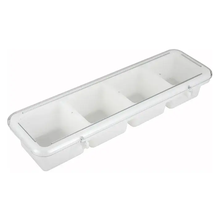 4 COMP BAR CADDY PLASTIC WITH