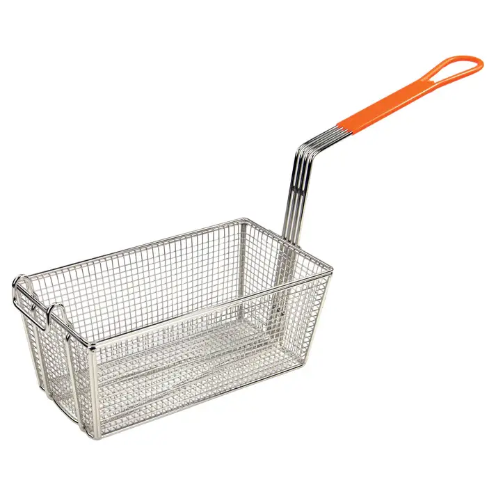 ORANGE HANDLE FRY BASKET
