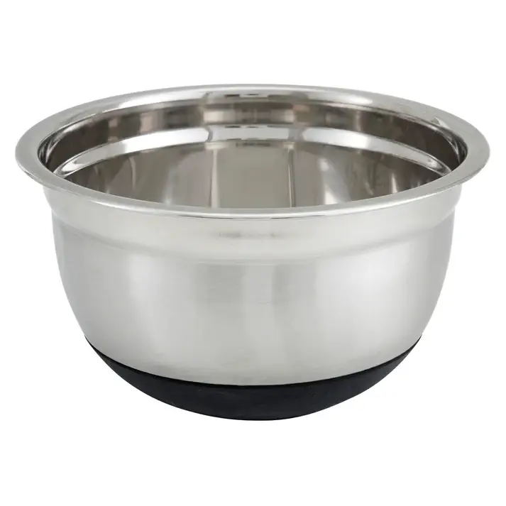 5 QT SS MIXING BOWL WITH SILIC