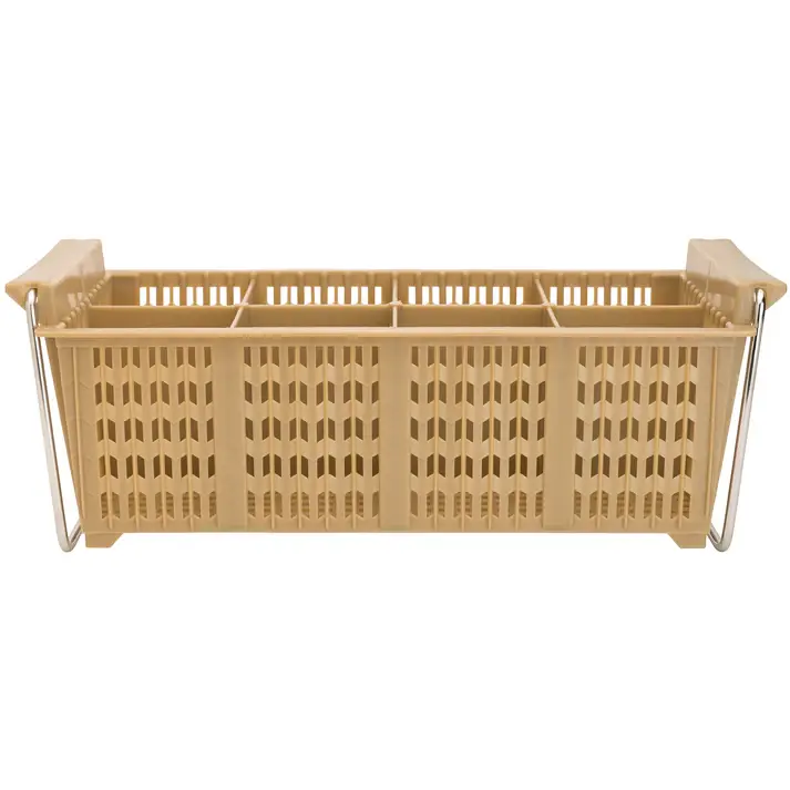 8 COMP HALF FLATWARE BASKET